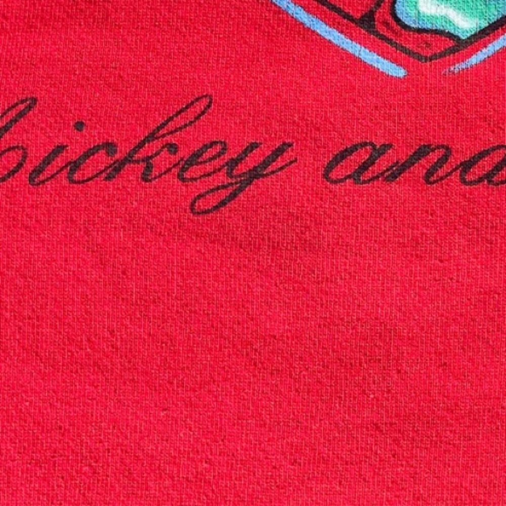 Mickey Loves Minnie 1990s Disney Mickey Unlimited Sweatshirt Men's Size (XL) - Picture 10 of 11